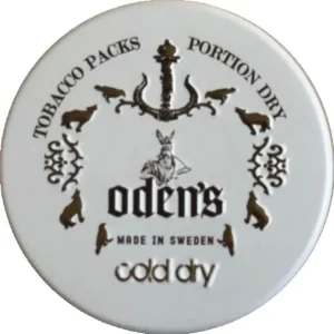 Снюс ODEN'S Cold Dry 13г в железной банке (шведский) снюс оденс