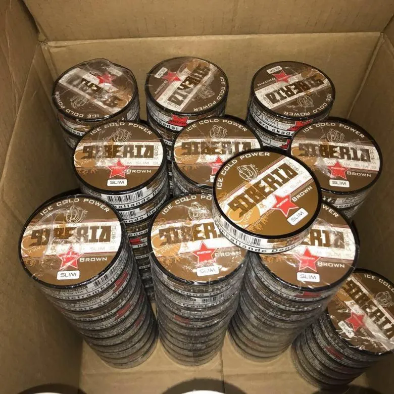 Снюс SIBERIA Brown Slim (немецкий) снюс сибирь