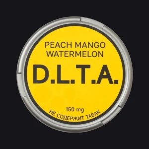 Снюс D.L.T.A. Peach Mango Watermelon (Манго-Арбуз)